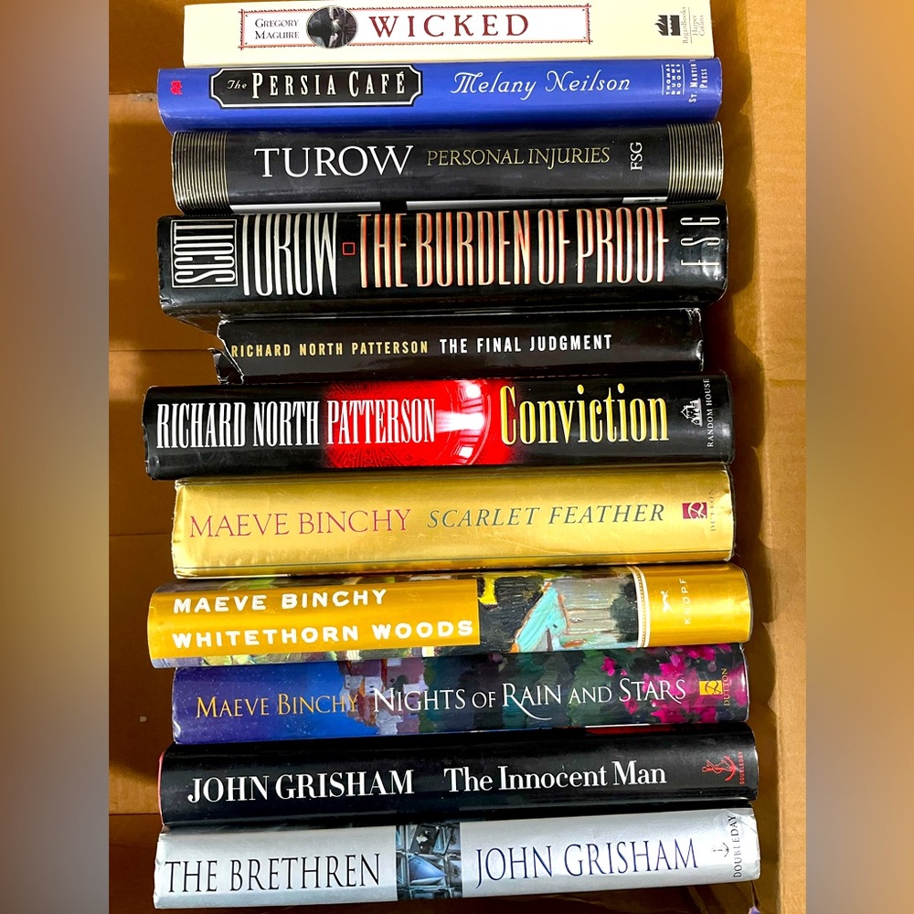 Hardcover books. Variety of Authors. 3 book bundle.